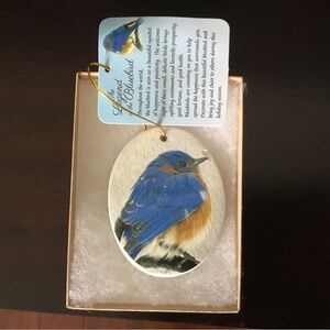 Blue Hummingbird ornament